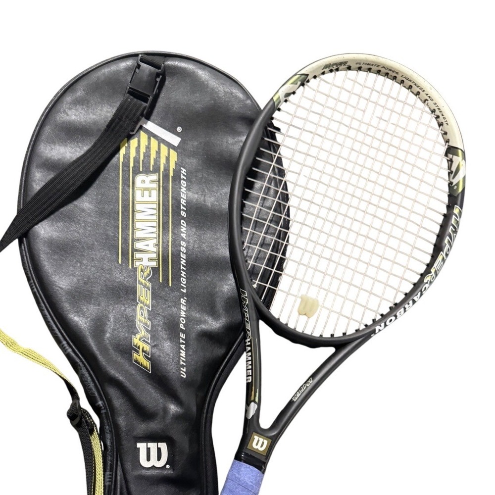 Wilson Hyper Hammer 5.3 Tennis Racquet 4 5/8 Grip 110 Oversize with Cover